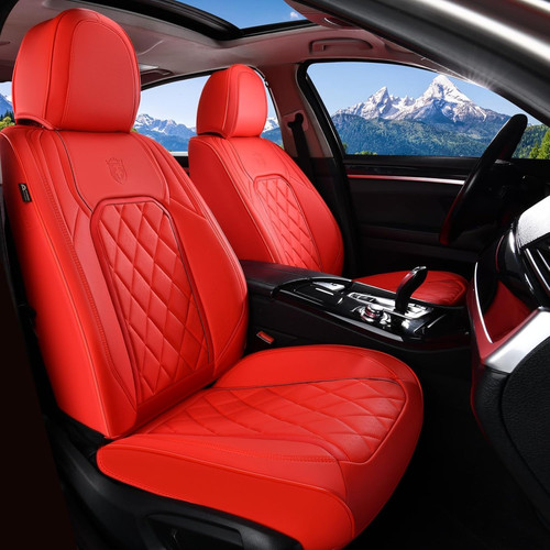 Leather seat covers - seat, car