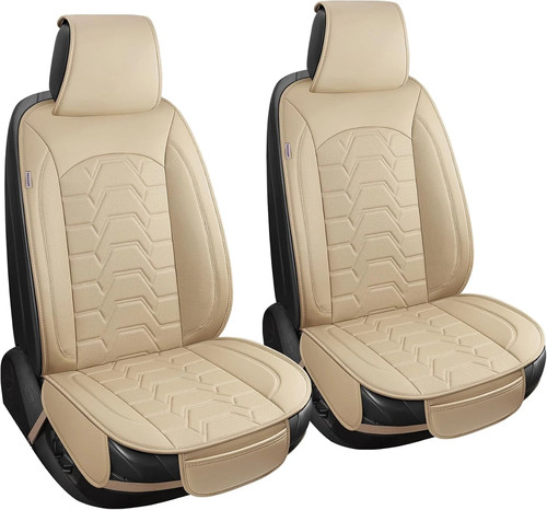 Leather car seat covers front - car,