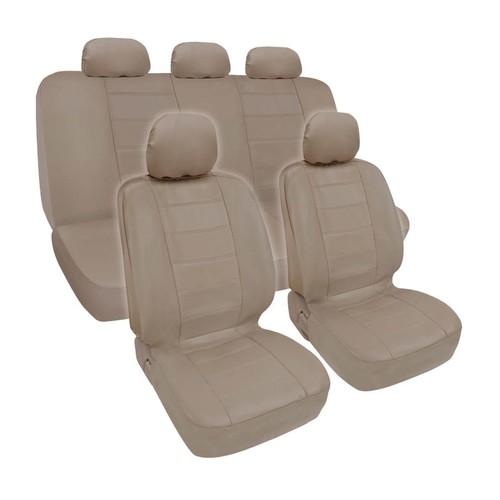 Beige synthetic leather full - leather,
