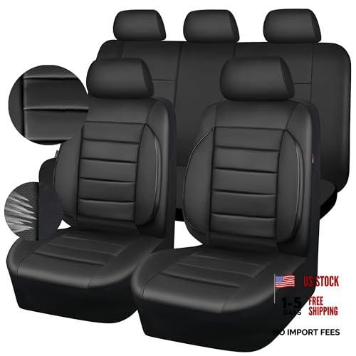 Leather seat covers full set - leather,