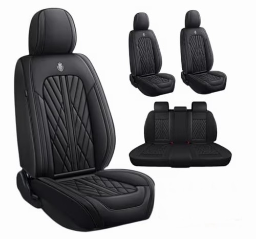 Faux leather car seat - leather,