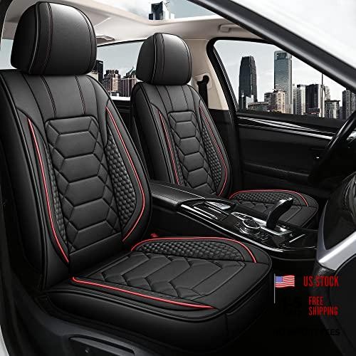 Leather car seat covers front - seat,