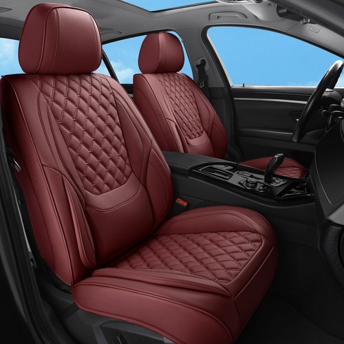Wine red car seat covers - red,