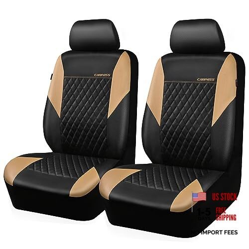 Quilting leather front seat - leather,