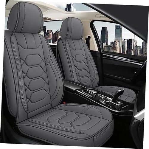 Leather car seat covers - covers, front
