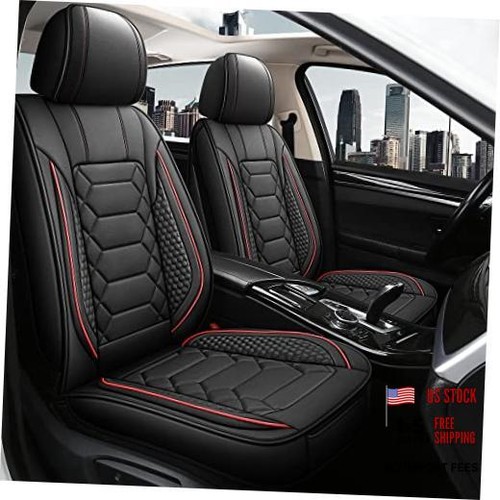 Leather car seat covers front - leather,